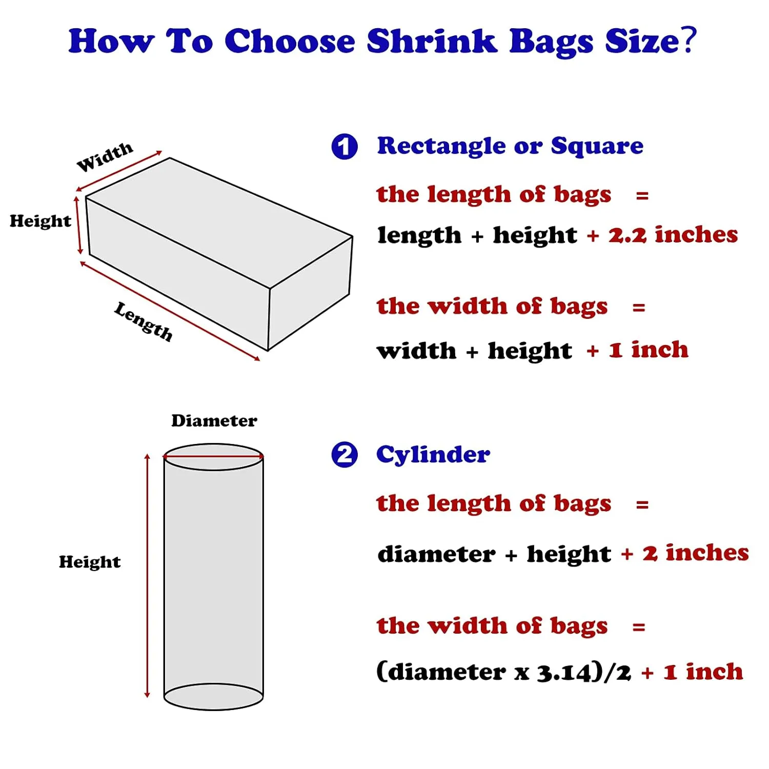Shrink Wrap Bags,100 Pcs 9x14 Inches Clear PVC Heat Shrink Wrap for Packagaing Soap,Bath Bombs,Candles, Jars and Homemade DIY Projects