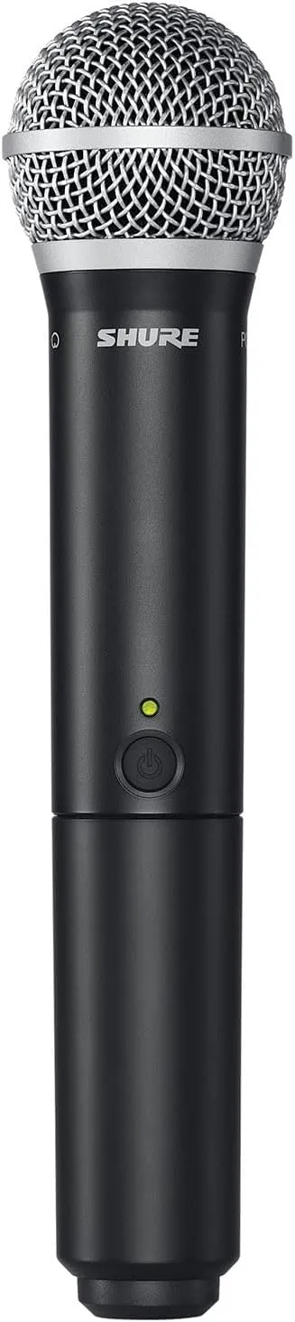 Shure BLX1288/CVL Wireless Microphone System - 14-Hour Battery Life, 300 ft Range, UHF | Includes Handheld & Lavalier Mics, Dual Channel Receiver | H10 Band (BLX1288/CVL-H10)