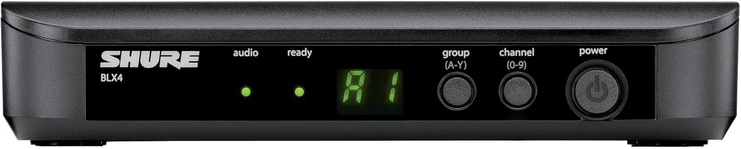 Shure BLX14/SM31 Wireless Microphone System for Fitness and Aerobics - 14-Hour Battery Life, 300 ft Range | Includes SM31FH Fitness Headset Mic, Single Channel Receiver | H9 Band (BLX14/SM31-H9)