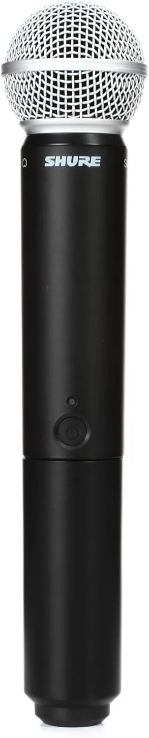 Shure BLX2/B58 Handheld Transmitter with SM58 Vocal Mic Capsule - for use with BLX Wireless Microphone Systems, Receiver Sold Separately | J11 Band (BLX2/SM58=-J11)