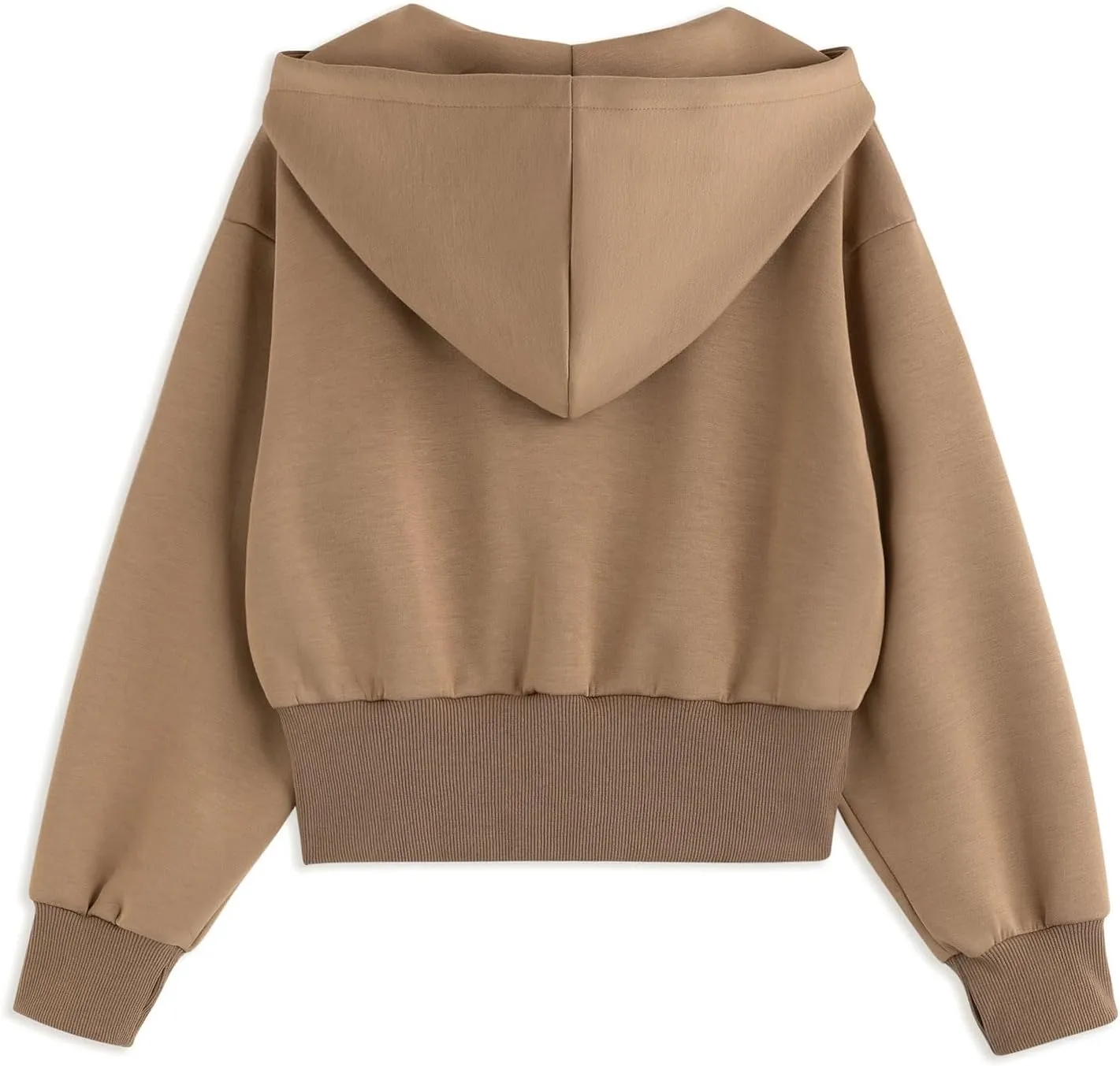 Simplee kids Cute Sweatshirts for Teen Girls Solid Pullover Half-Zip Hoodies 2024 Fall Tops 5-14T