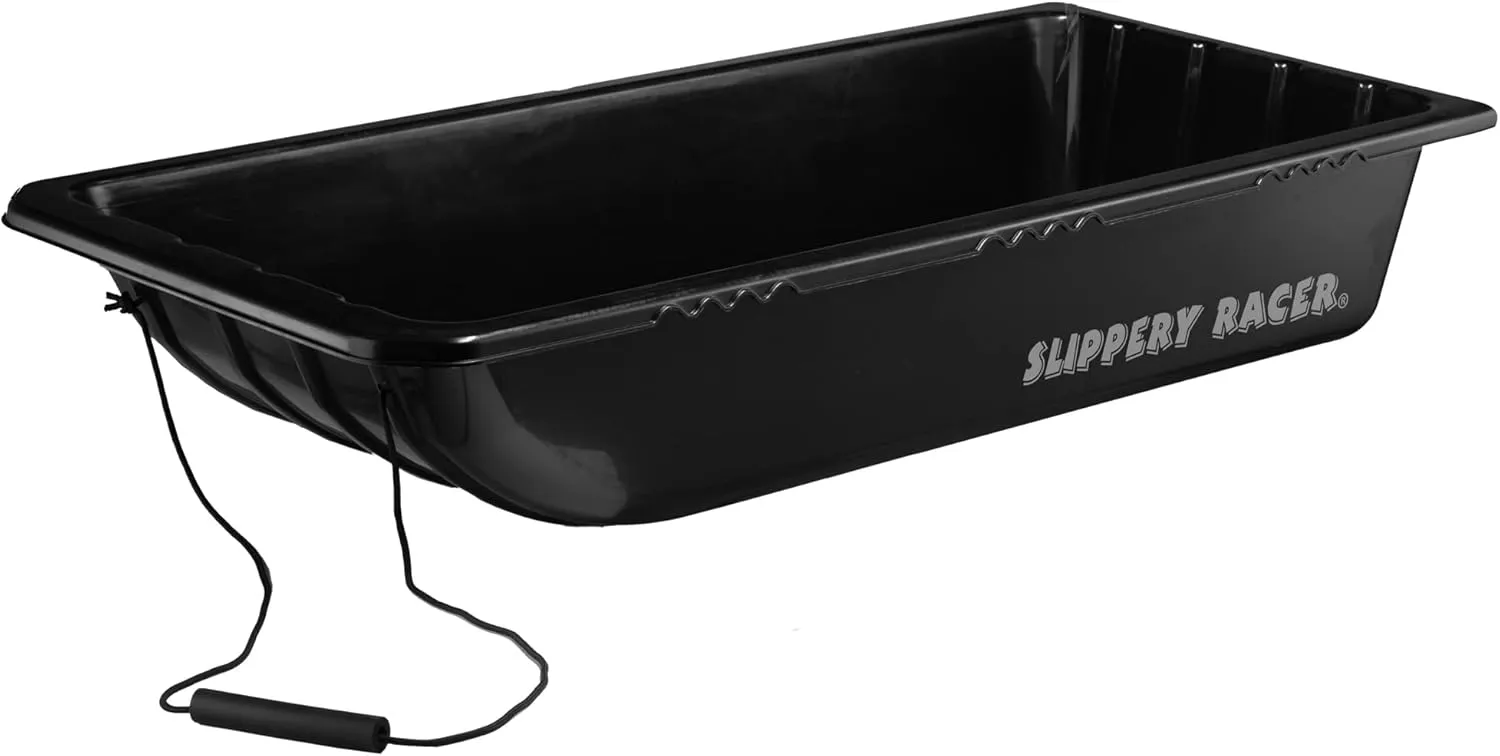 Slippery Racer Heavy Duty Durable Multi Purpose Utility Sled for Hauling, Supplies, Equipment, Gear, Hunting, ice Fishing and Wood