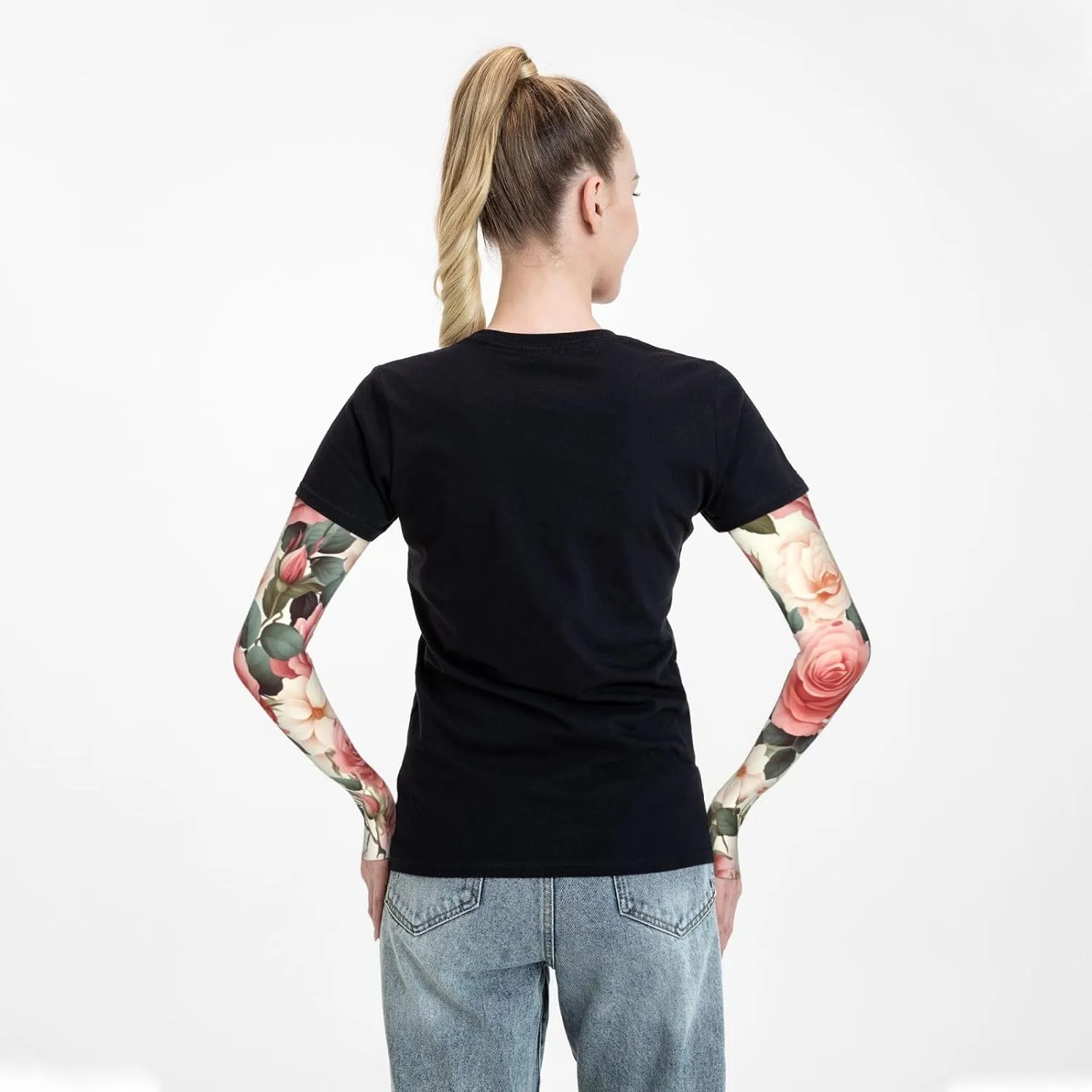 Sloth on zipper Arm Sleeves for Men Women Cooling Sleeves Compression Arm Sleeve UV Blocking Protection Sleeve