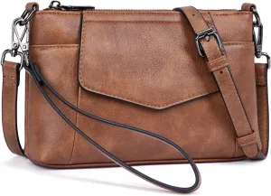 Small Crossbody Bags for Women, Cell Phone Bag Mini Over Wristlets Handbag Wallet Purse with Card Slots