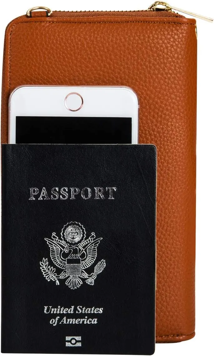 Small Crossbody Purse Cell Phone Wristlet Wallet for Women RFID