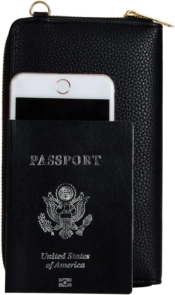 Small Crossbody Purse Cell Phone Wristlet Wallet for Women RFID