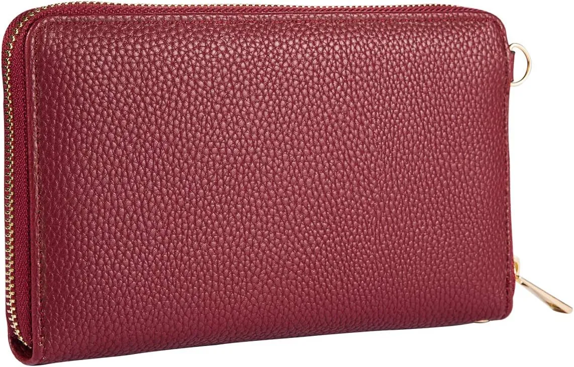 Small Crossbody Purse Cell Phone Wristlet Wallet for Women RFID