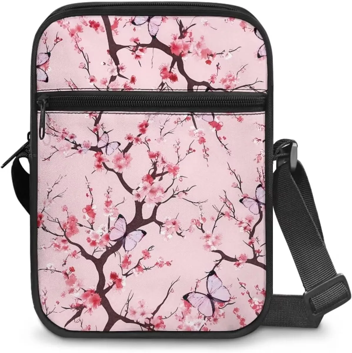Small Messenger Bag for Men Women Cell Phone Purses Satchel Handbags Unisex Shoulder Bag for Work Travel
