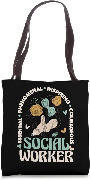 Social Worker Social Work Month Caseworker Public Servant Tote Bag