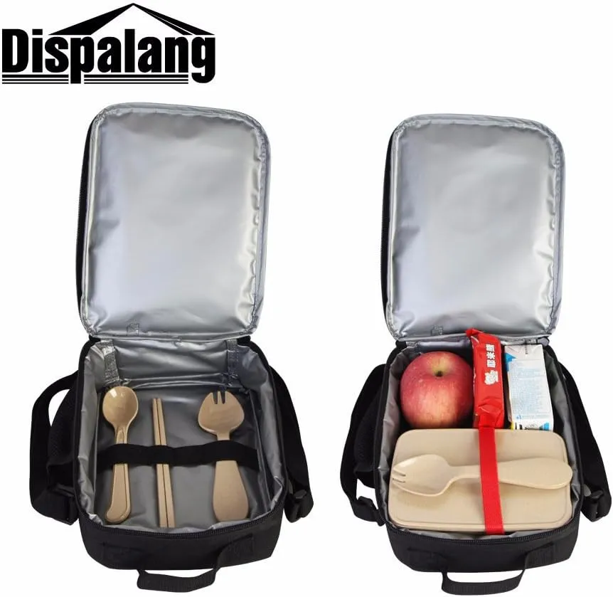 Spider Insect Print Lunch Box Bag for Children School Lunch Container