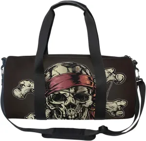 Sports Gym Bag Duffle Bag Pirate Skull Travel Luggage for Men Women