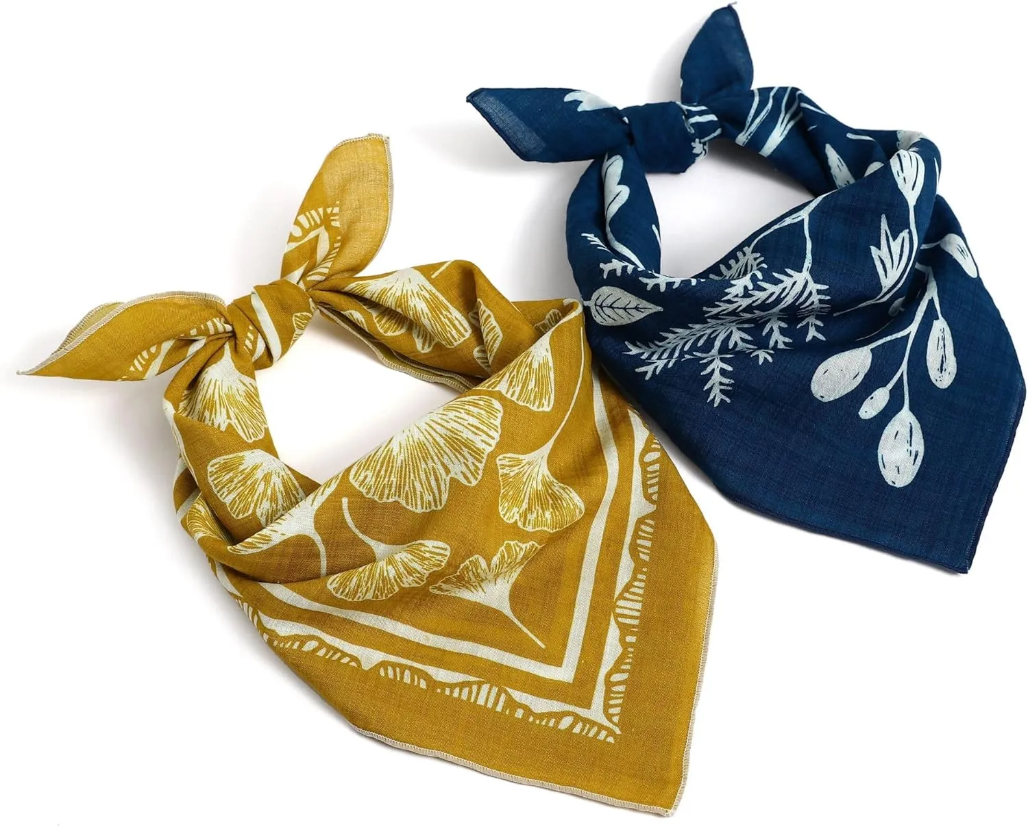 STARWHISPER Multicolored 22''x22'' Cotton Bandana for Women and Men Multi-purpose Headband Hair Scarf Protective Coverage