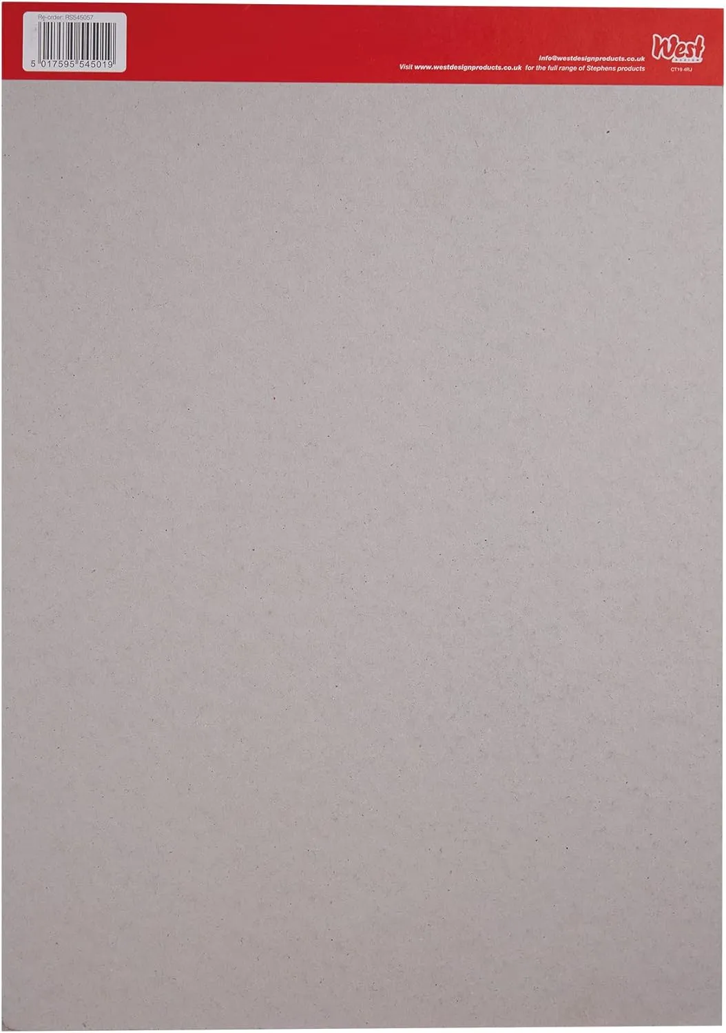 Stephens Artists Pad (RS545057), A3, Gum Bound, 180GSM, 25 White Sheets, for Home, School, Professional Artists, College, Technical Drawing, Sketching, Amateurs, Arts and Crafts