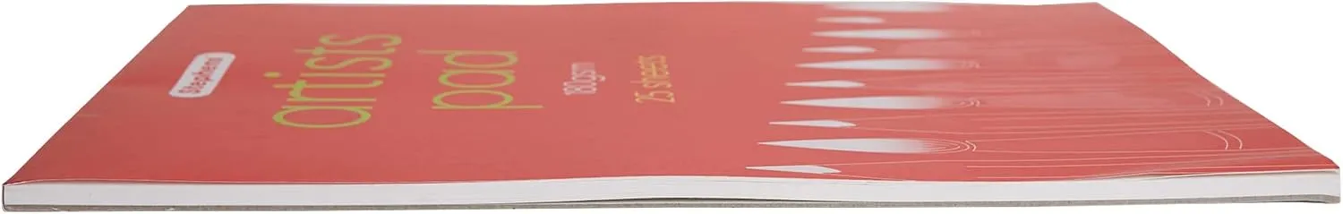 Stephens Artists Pad (RS545057), A3, Gum Bound, 180GSM, 25 White Sheets, for Home, School, Professional Artists, College, Technical Drawing, Sketching, Amateurs, Arts and Crafts