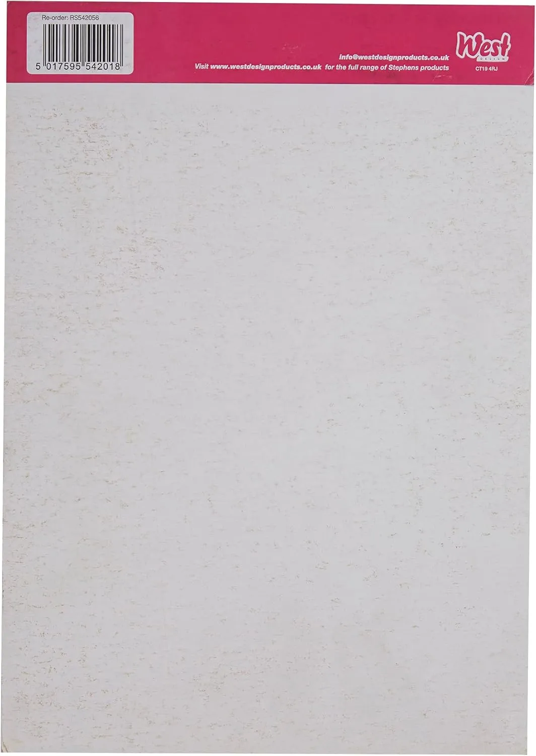 Stephens Scribble Pad (RS542056), A4, Gum Bound, 80GSM, 50 White Sheets, for Home, School, Professional Artists, College, Technical Drawing, Sketching, Amateurs, Arts and Crafts