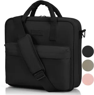 Sturdy 3 Ring Zipper Binder With Shoulder Strap For School - Beautiful 2 Inch Zip Up Binder with Extra Pockets Holds 500 Sheets, Books & Laptop - Easy to Carry Trapper Keeper Made Of Premium Fabrics