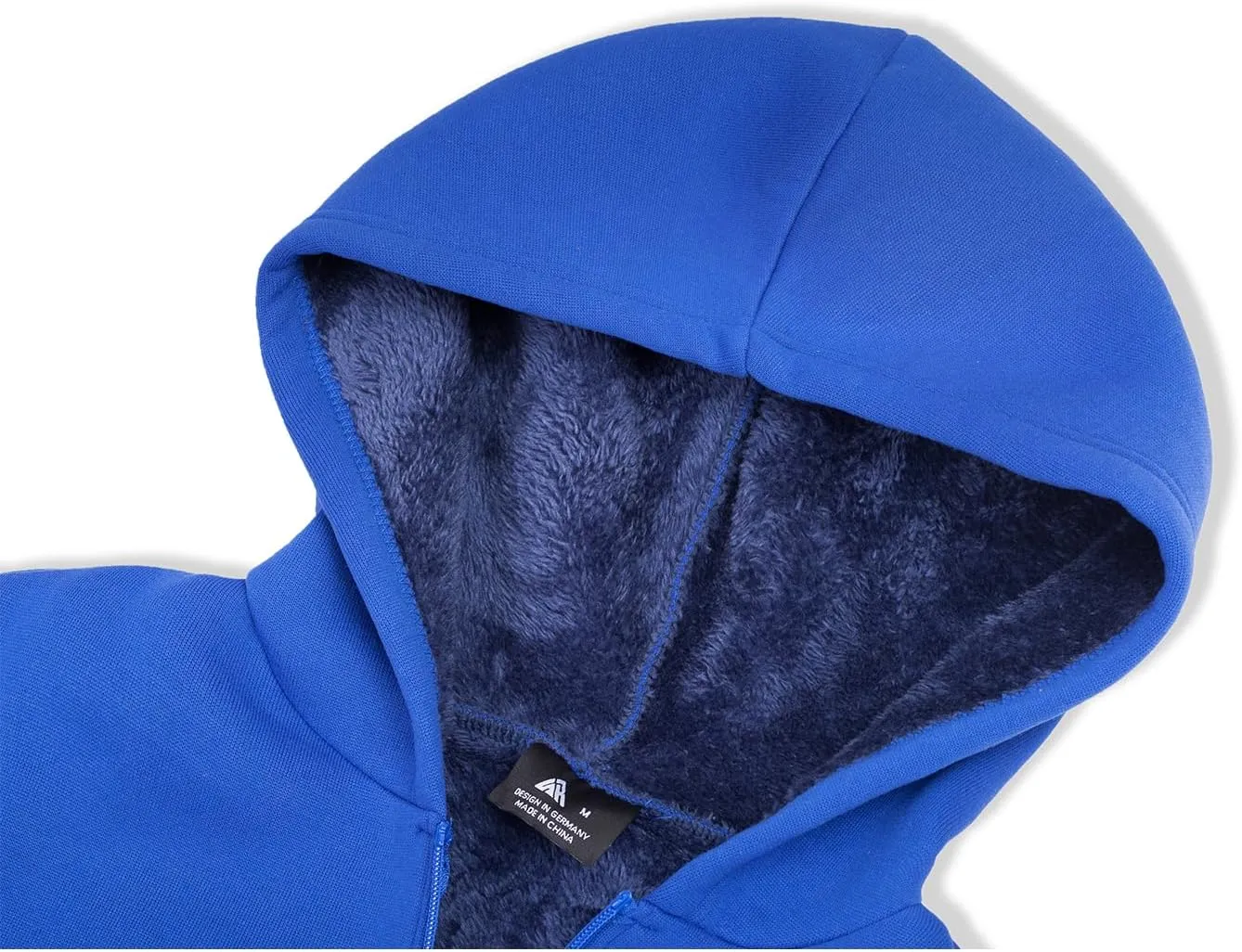 SWISSWELL Hooded Jacket for Boys Full Zip Ultra Soft Sherpa Fleece Hoodie Sweatshirt for Kids School Hooded Outerwear