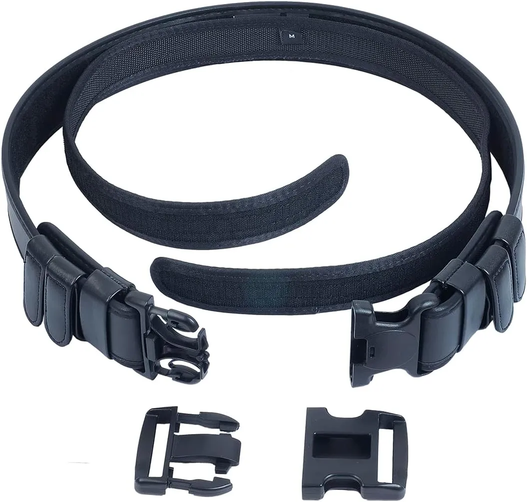 TAFTACFR Duty Belt for Law Enforcement Utility Security Military Police 2.25" Tactical Patrol Belt Set