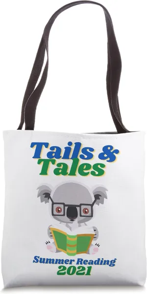 Tails and Tales Summer Reading 2021 Koala Library Prize Tote Bag