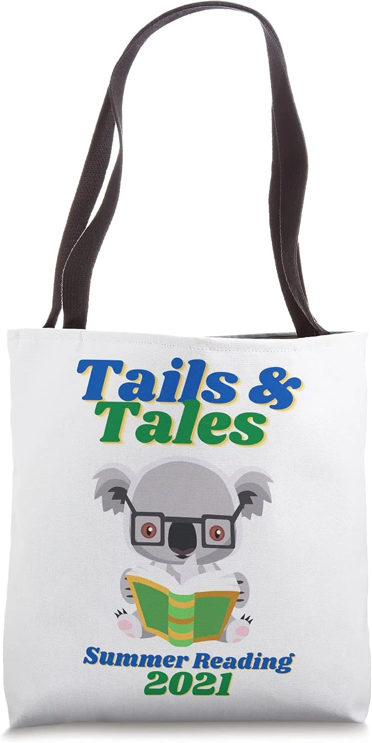 Tails and Tales Summer Reading 2021 Koala Library Prize Tote Bag