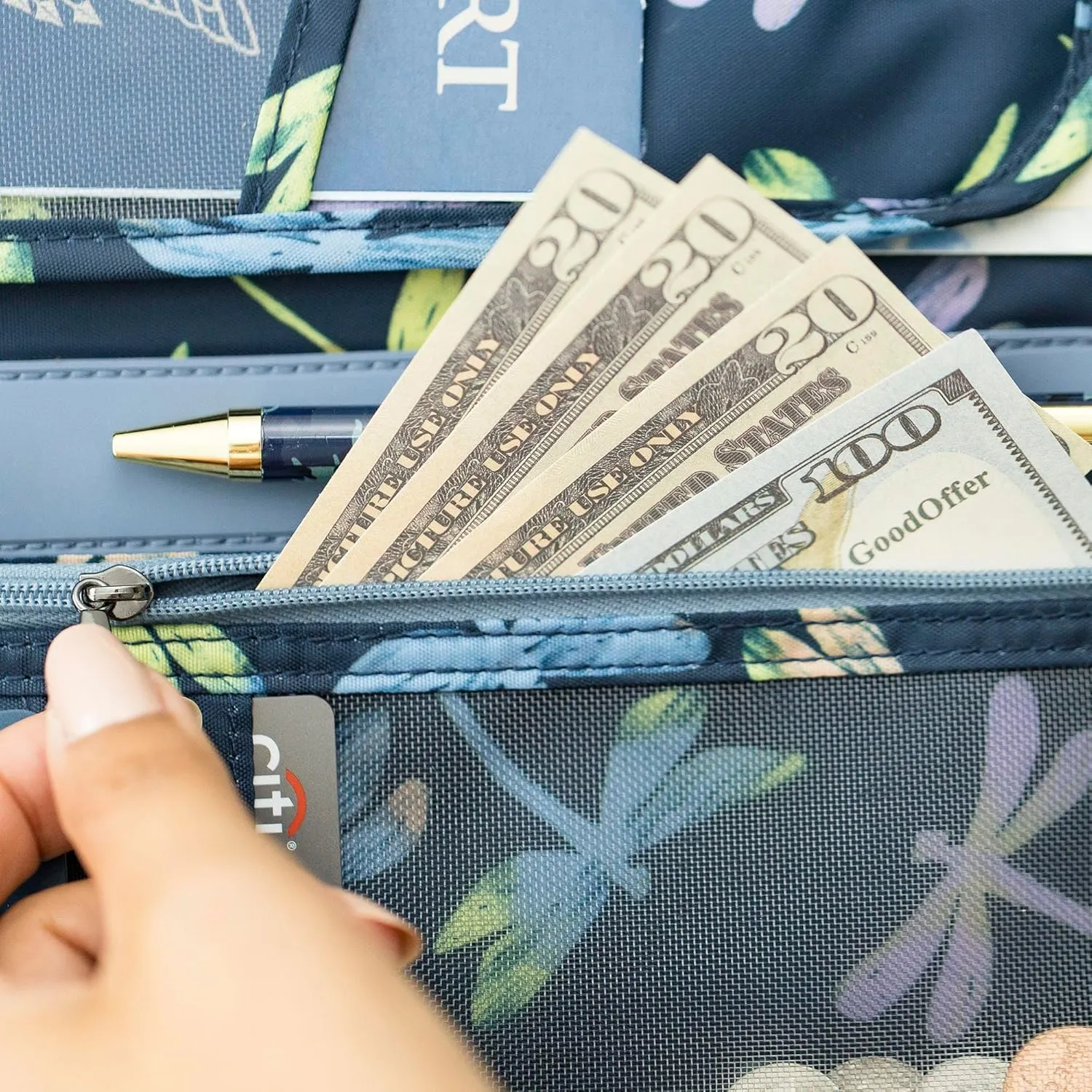 Tango Matte Luxe VL Travel RFID Wallet