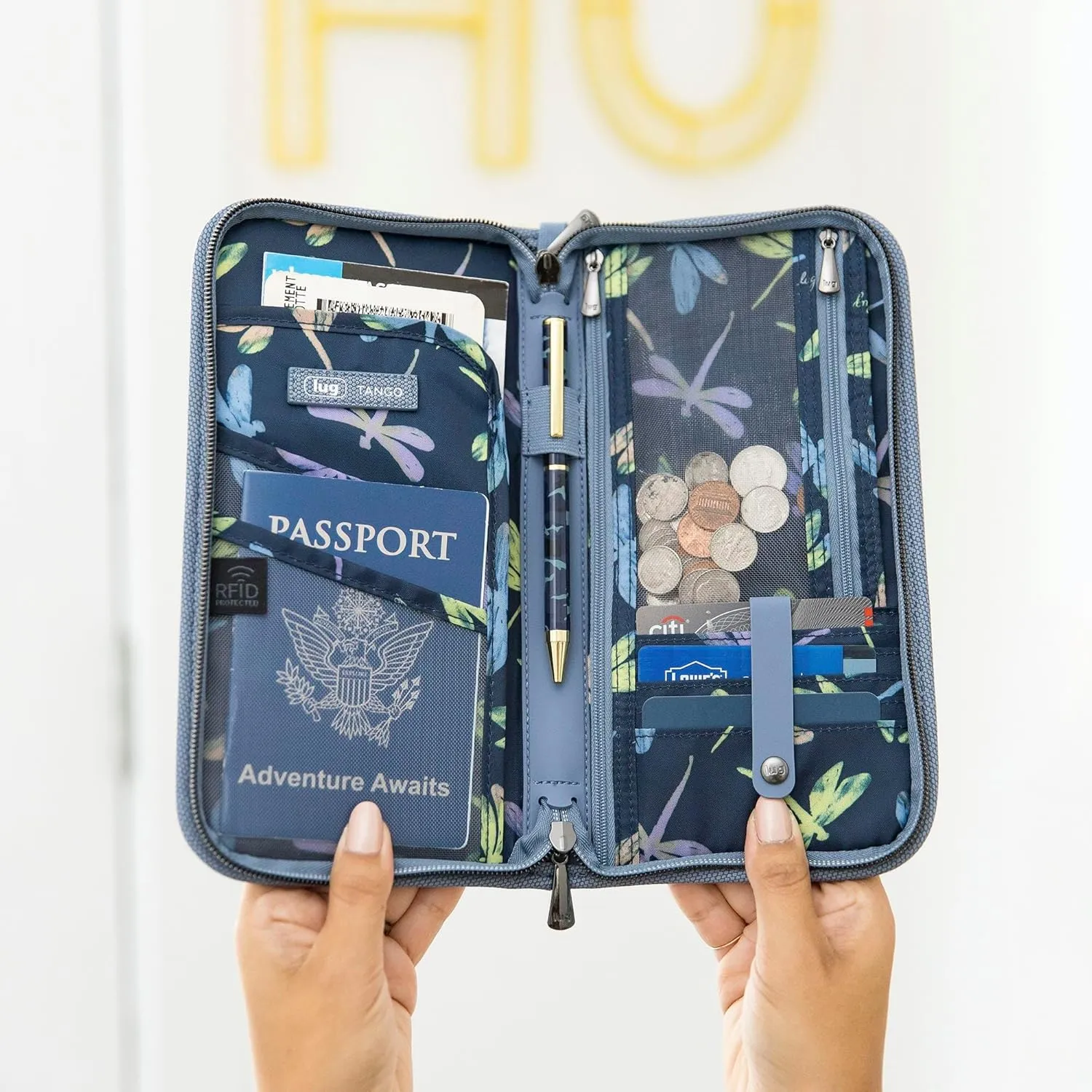 Tango Matte Luxe VL Travel RFID Wallet