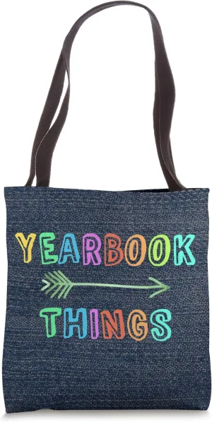 Team Editor YEARBOOK STAFF Teacher School Publication Edit Tote Bag
