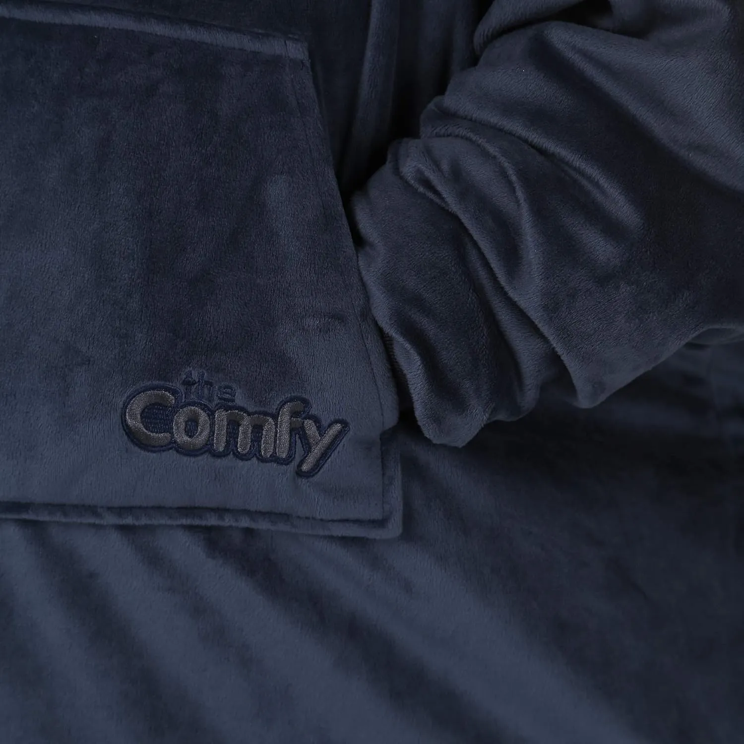 THE COMFY Original Jr for Kids | Oversized Sherpa Fleece Wearable Blanket with Hood & Pocket | Seen on Shark Tank
