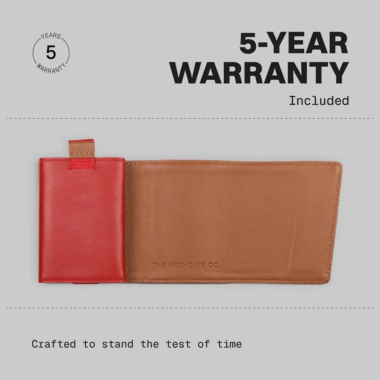 The Frenchie Co. Speed Wallet Mini, Ultra-Slim RFID Blocking Card Holder, Minimalist Front Pocket Wallet for Men & Women, Made of Full-Grain Italian Leather