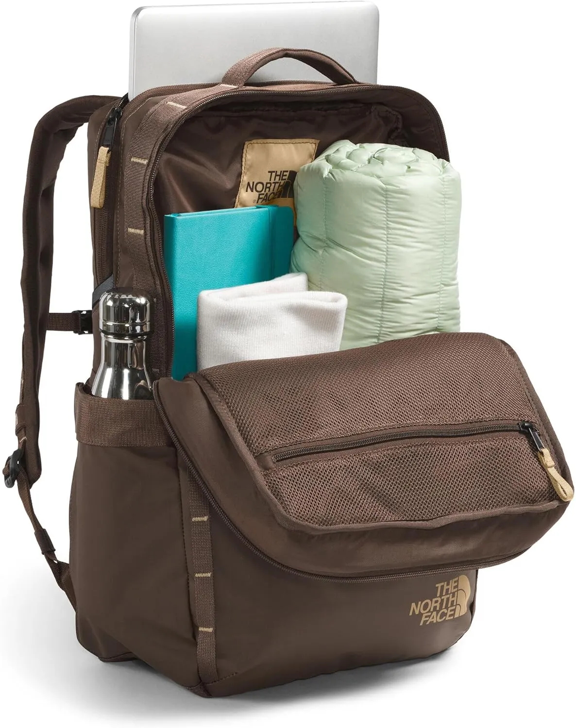 THE NORTH FACE Base Camp Voyager Daypack, Smokey Brown/Khaki Stone, One Size