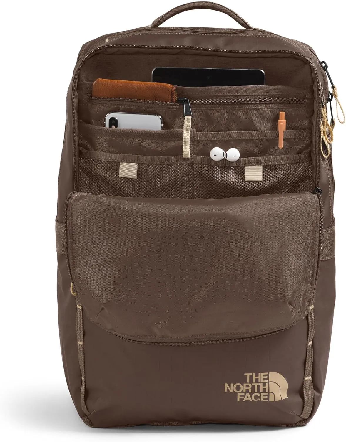 THE NORTH FACE Base Camp Voyager Daypack, Smokey Brown/Khaki Stone, One Size