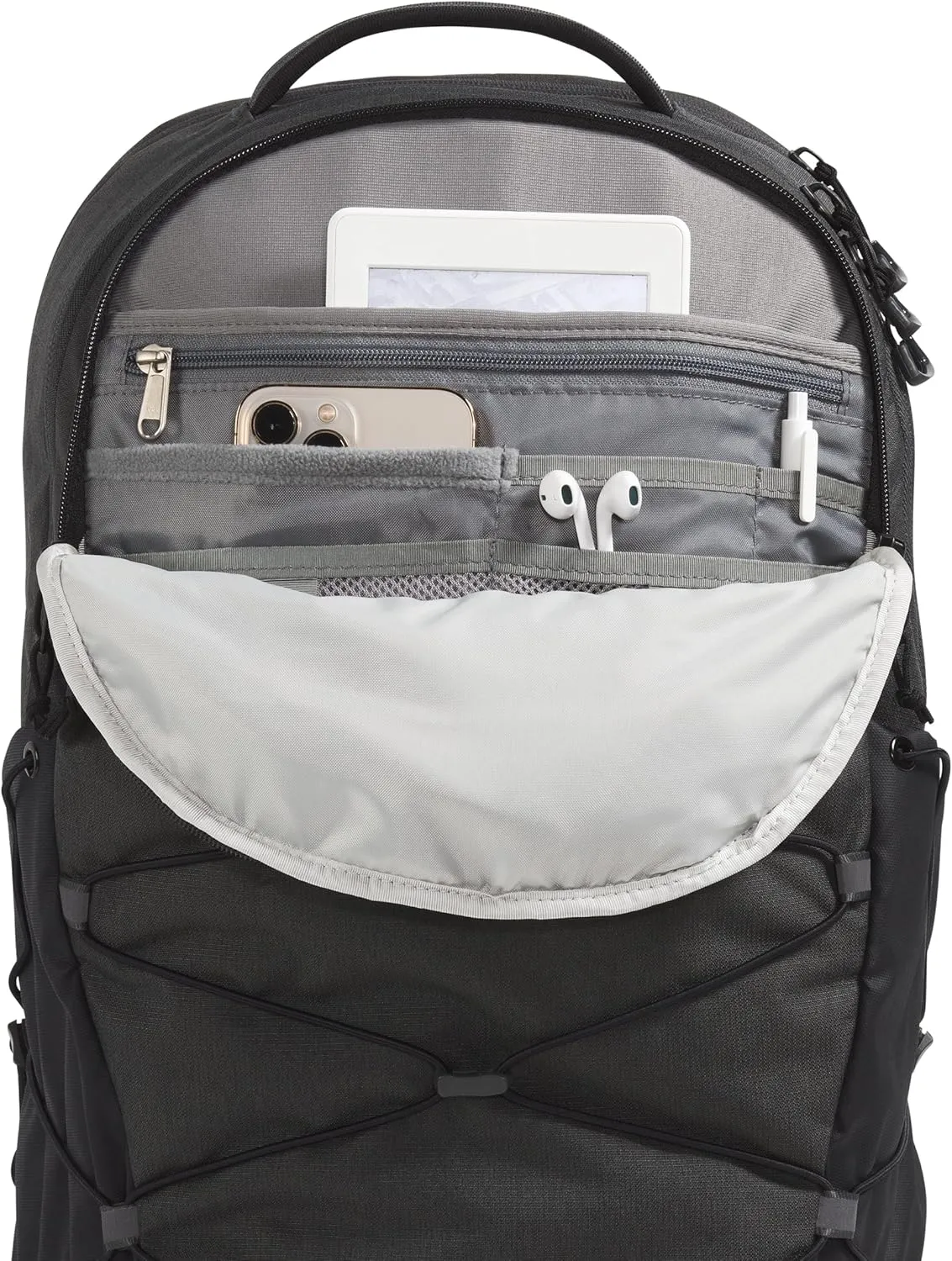 THE NORTH FACE Borealis Commuter Laptop Backpack, Asphalt Grey Light Heather/TNF Black-NPF, One Size