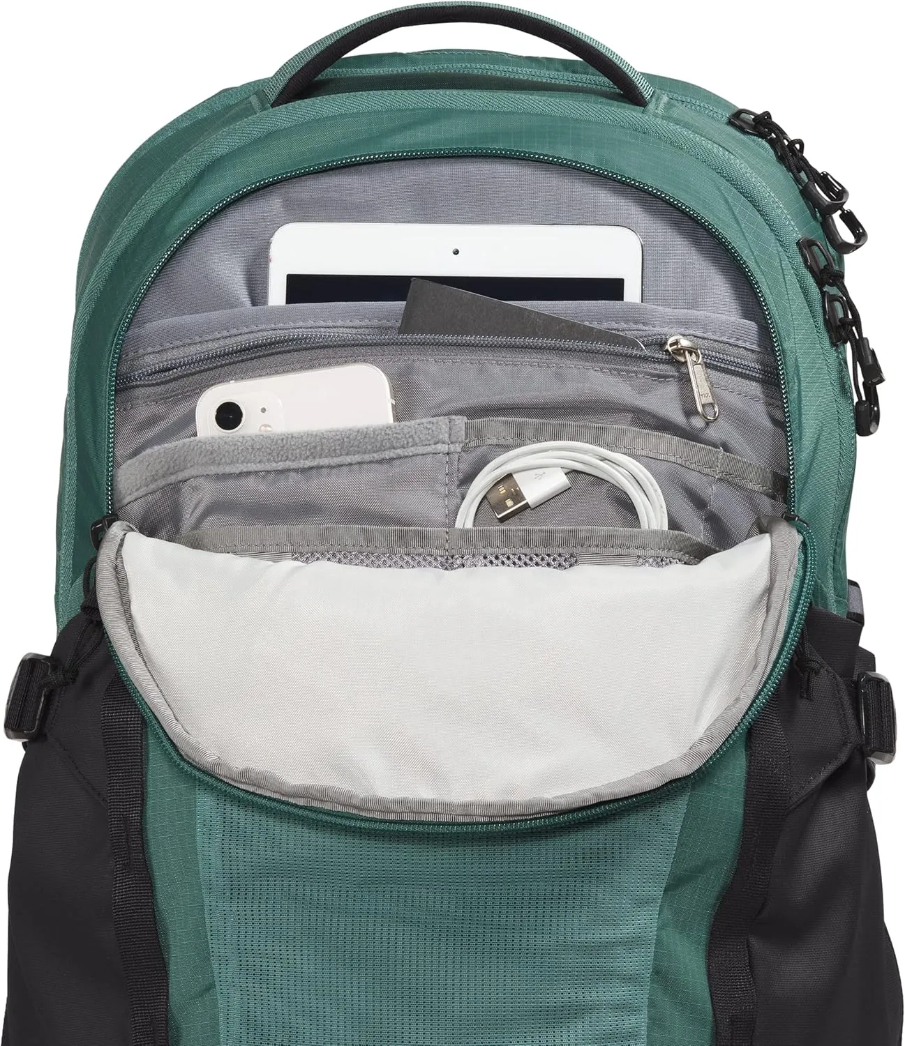THE NORTH FACE Recon Everyday Laptop Backpack, Dark Sage/TNF Black, One Size