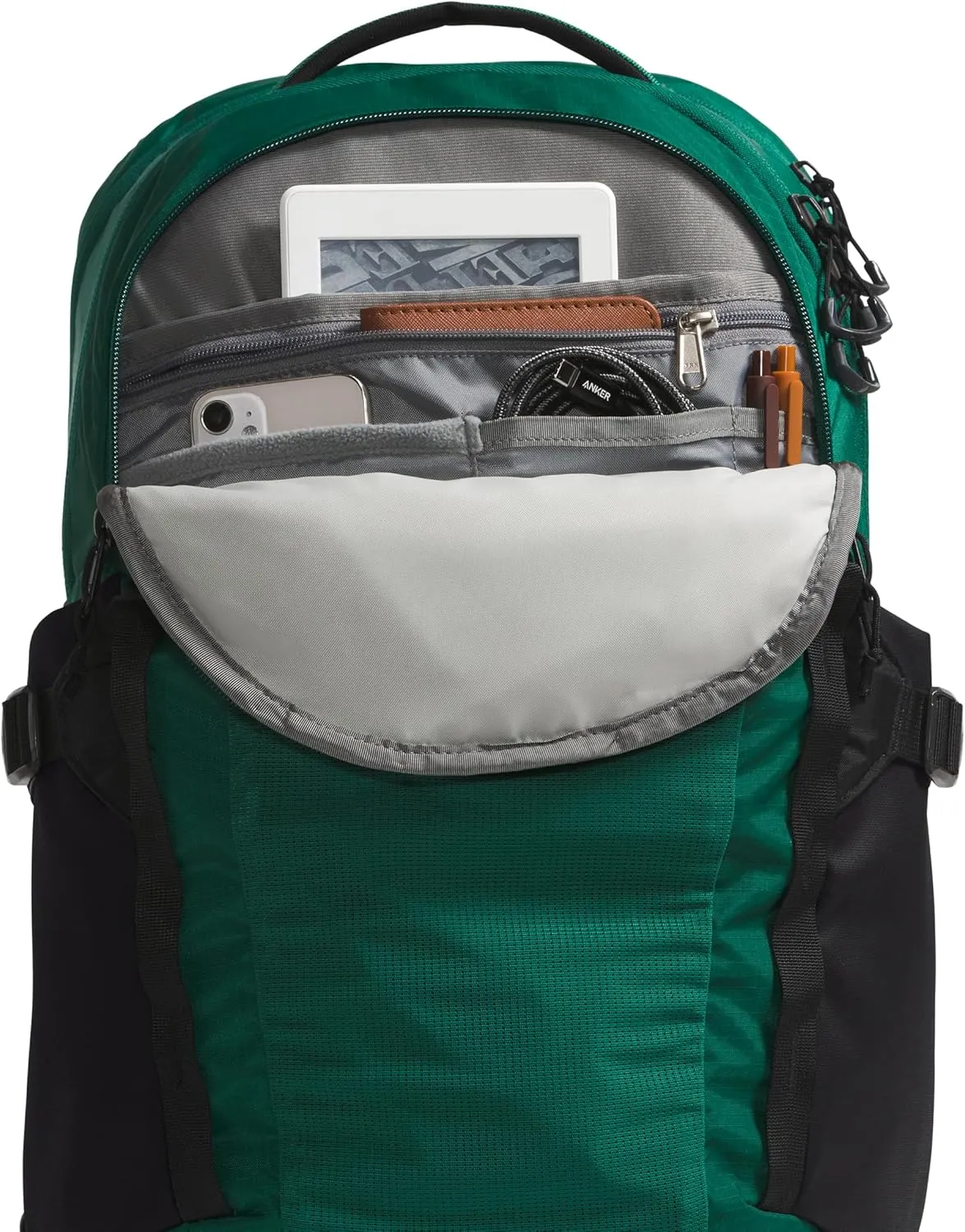 THE NORTH FACE Recon Everyday Laptop Backpack, Evergreen/TNF Black, One Size
