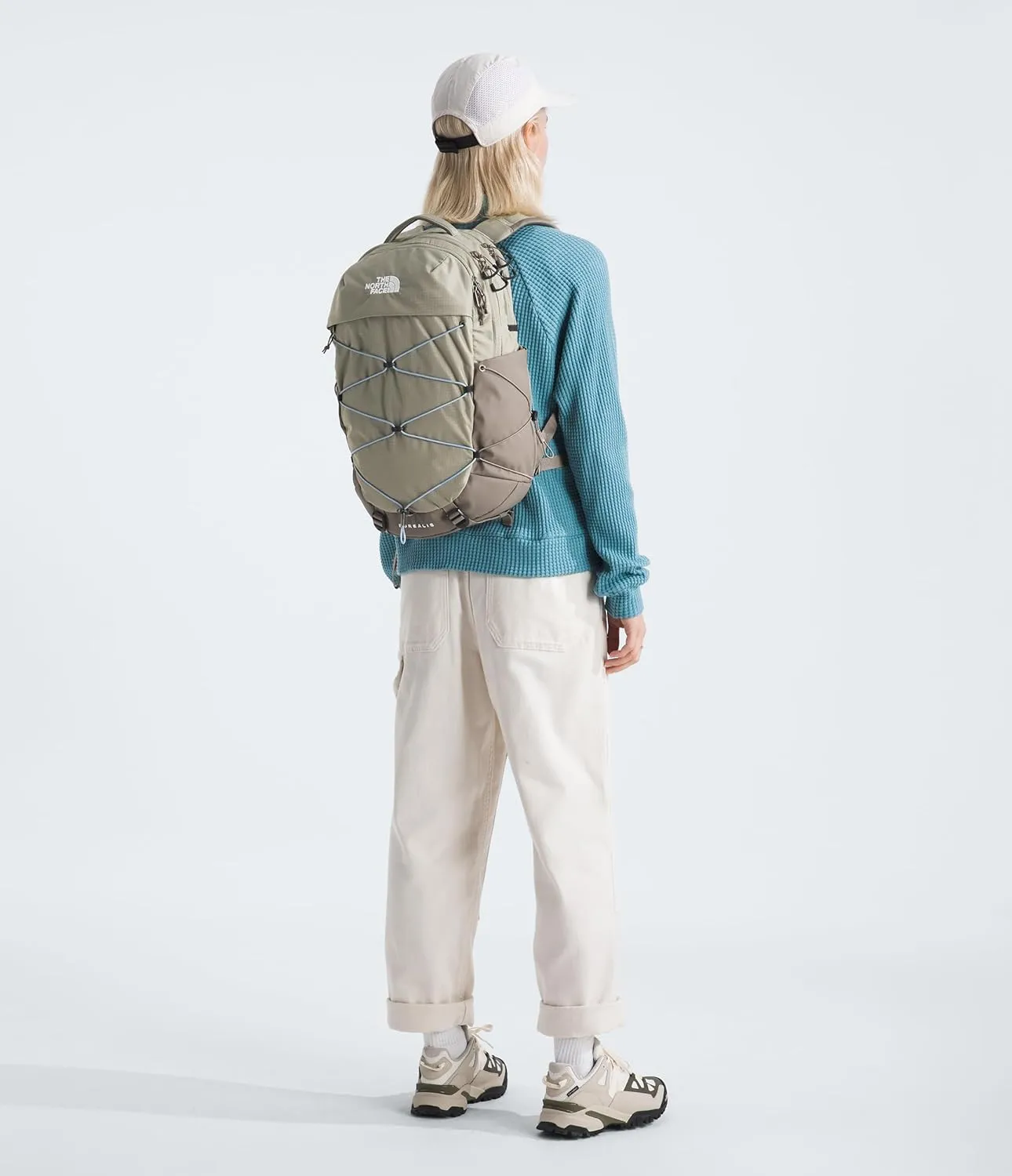 THE NORTH FACE Women's Borealis Commuter Laptop Backpack, Clay Grey/Cavern Grey, One Size