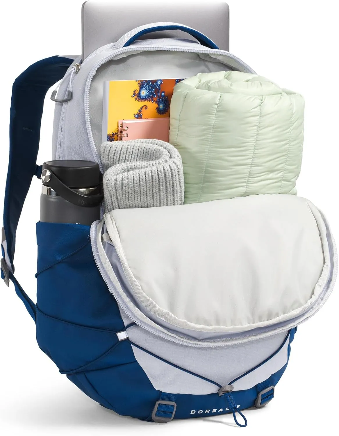 THE NORTH FACE Women's Borealis Commuter Laptop Backpack, Mystic Haze Dark Heather/Estate Blue, One Size