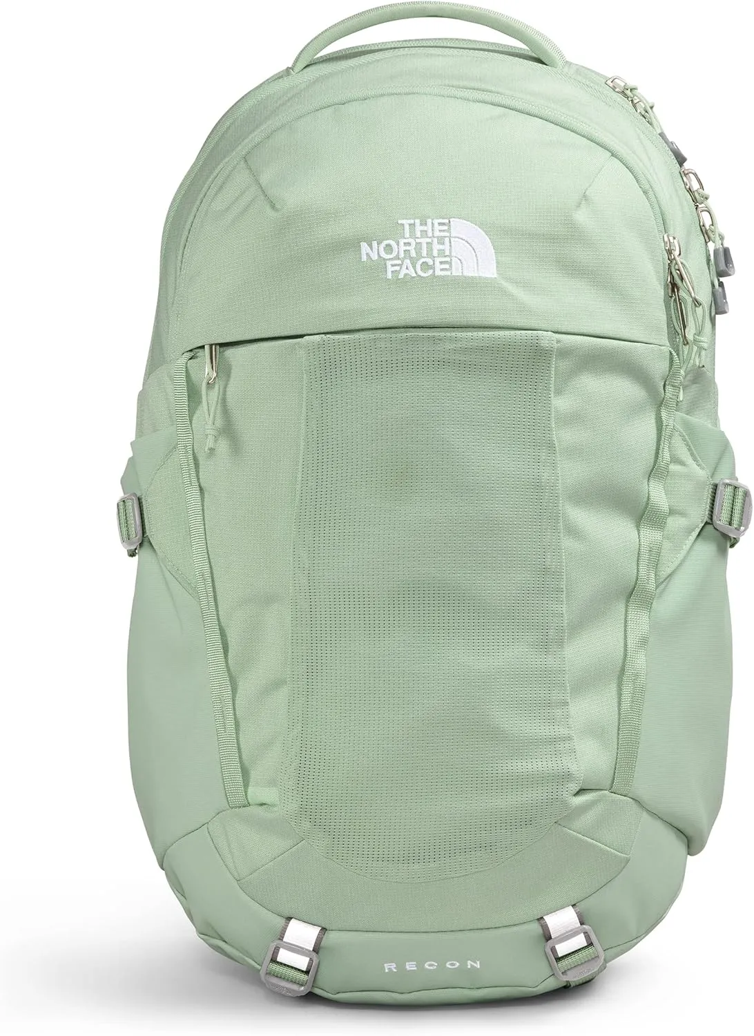 THE NORTH FACE Women's Recon Everyday Laptop Backpack, Misty Sage Dark Heather/Meld Grey, One Size