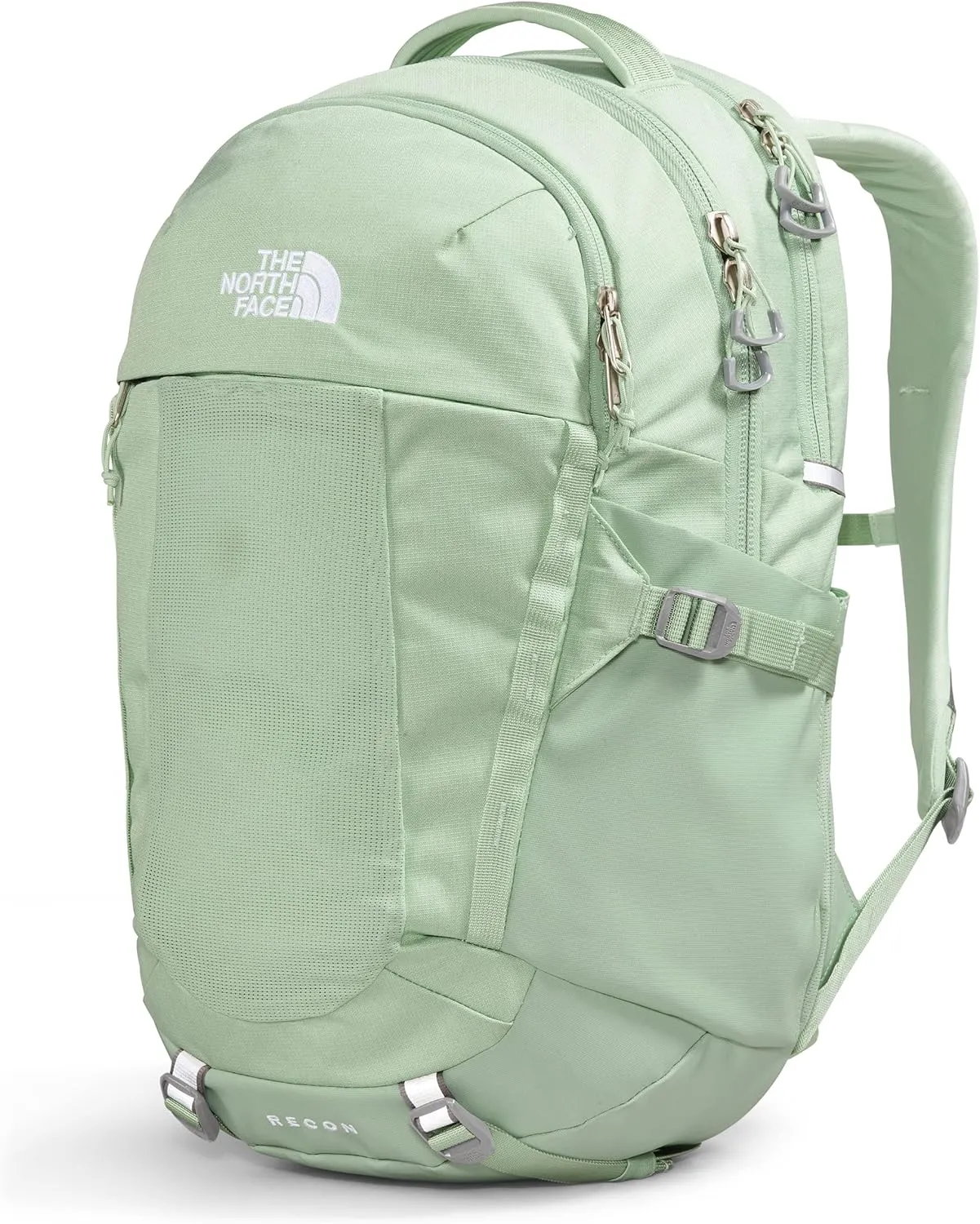 THE NORTH FACE Women's Recon Everyday Laptop Backpack, Misty Sage Dark Heather/Meld Grey, One Size