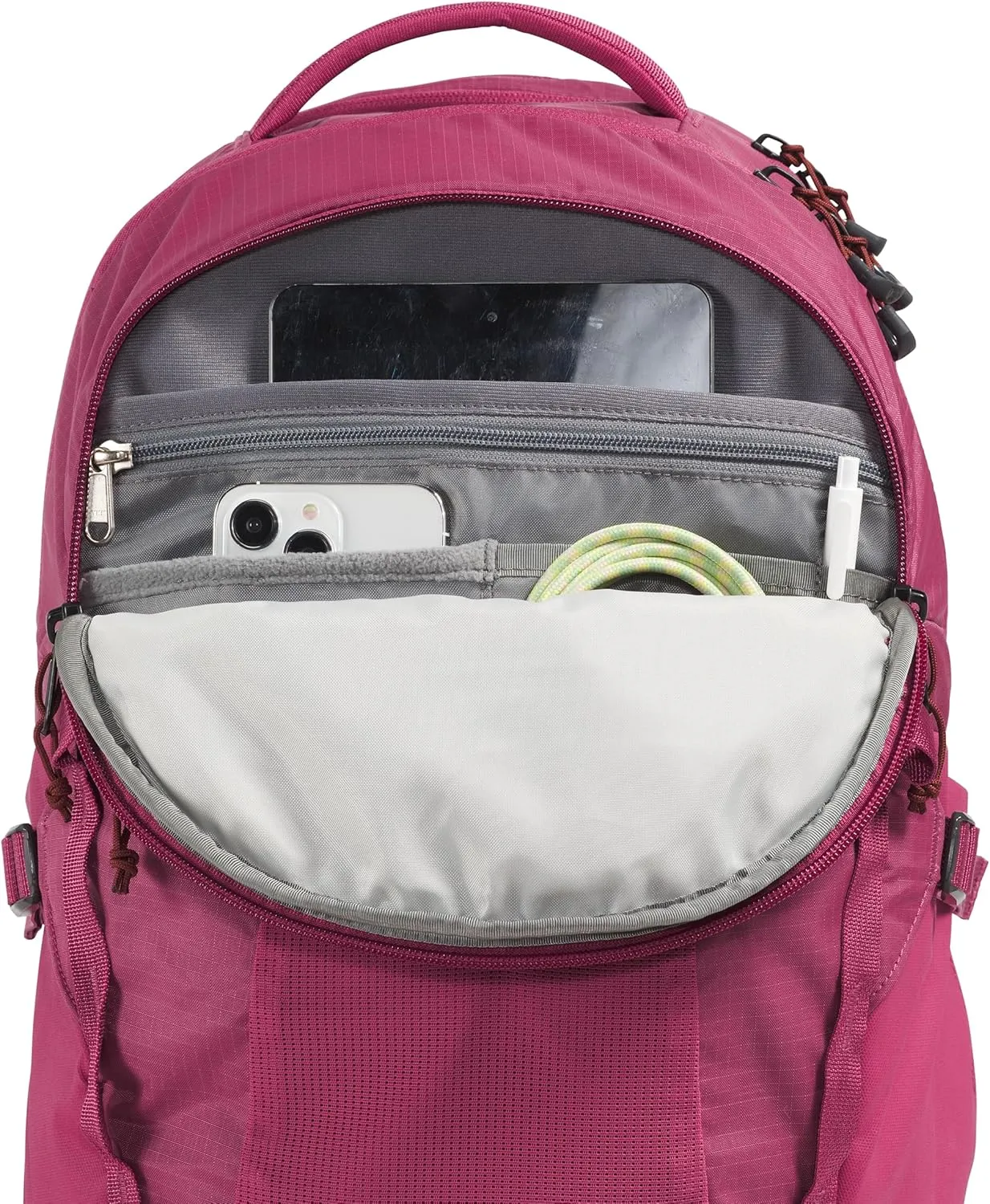 THE NORTH FACE Women's Recon Everyday Laptop Backpack - PFAS Free, Cyber Berry/Sumac, One Size
