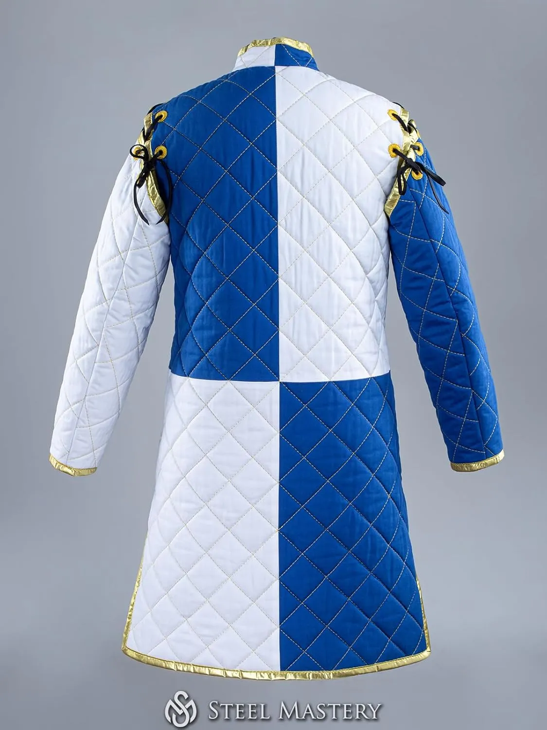 Thick Padded Full Sleeves Gambeson Coat Aketon Jacket Armor, Cotton Fabric