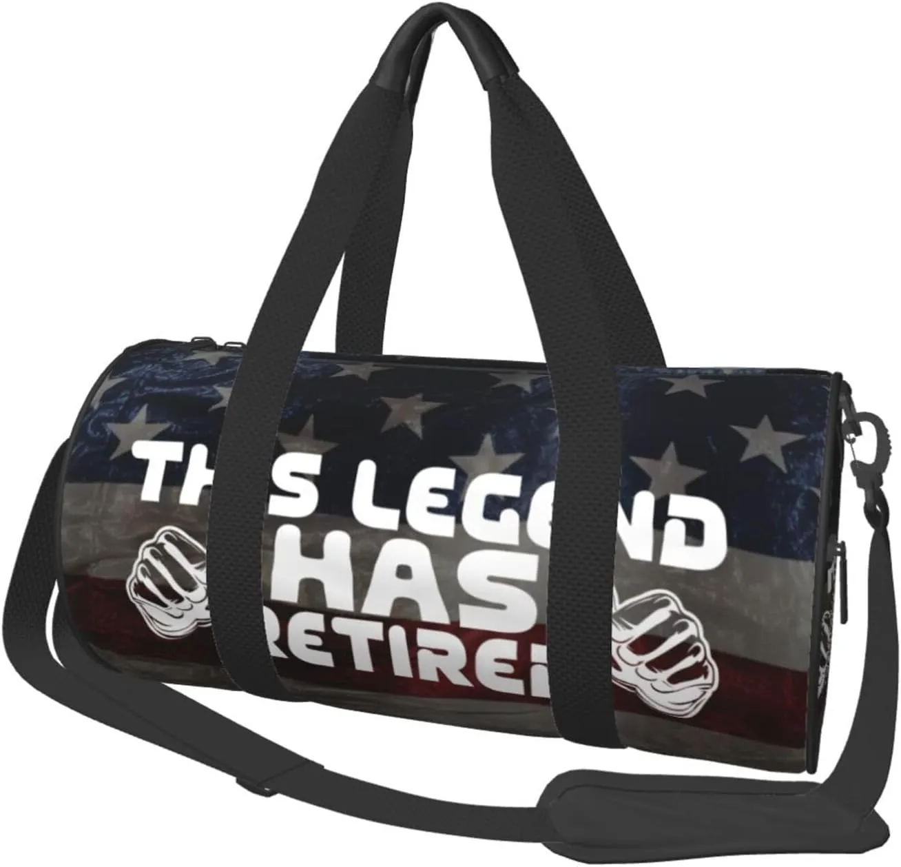 This Legend Has Retired Retirement Duffel Bag Gym Bag Travel Sports Tote Large Foldable Beach Swim Yoga2