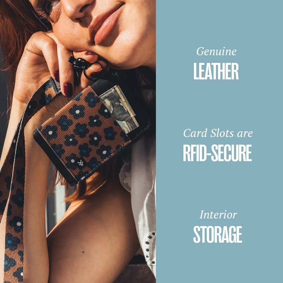 Thread Wallets RFID Blocking Leather Zip Wallet with Card Holder for Men and Women (Emmeline)
