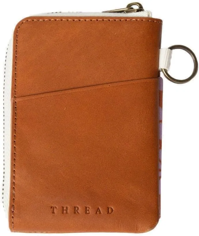 Thread Wallets RFID Blocking Leather Zip Wallet with Card Holder for Men and Women (Emmeline)
