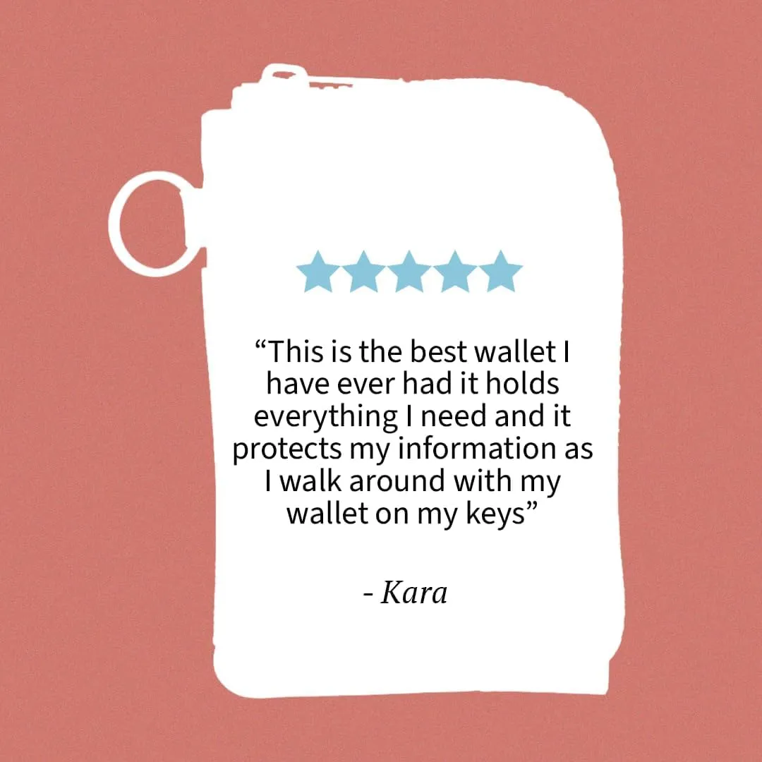 Thread Wallets RFID Blocking Leather Zip Wallet with Card Holder for Men and Women (Emmeline)