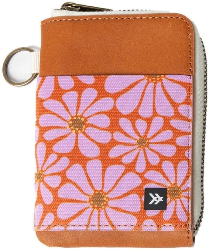 Thread Wallets RFID Blocking Leather Zip Wallet with Card Holder for Men and Women (Emmeline)