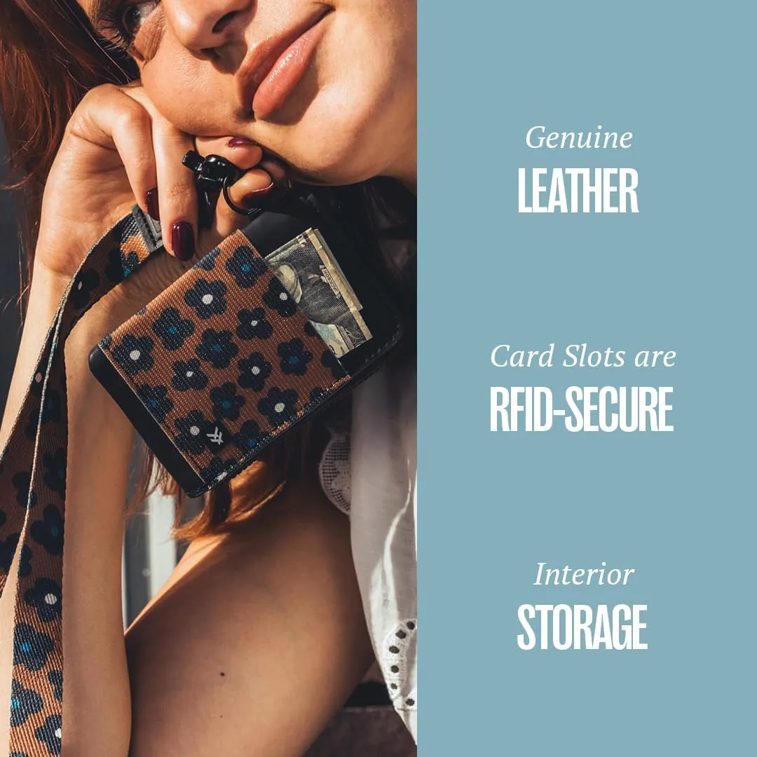 Thread Wallets RFID Blocking Leather Zip Wallet with Card Holder for Men and Women (Off White)