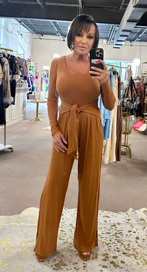 TIE ONE ON JUMPSUIT