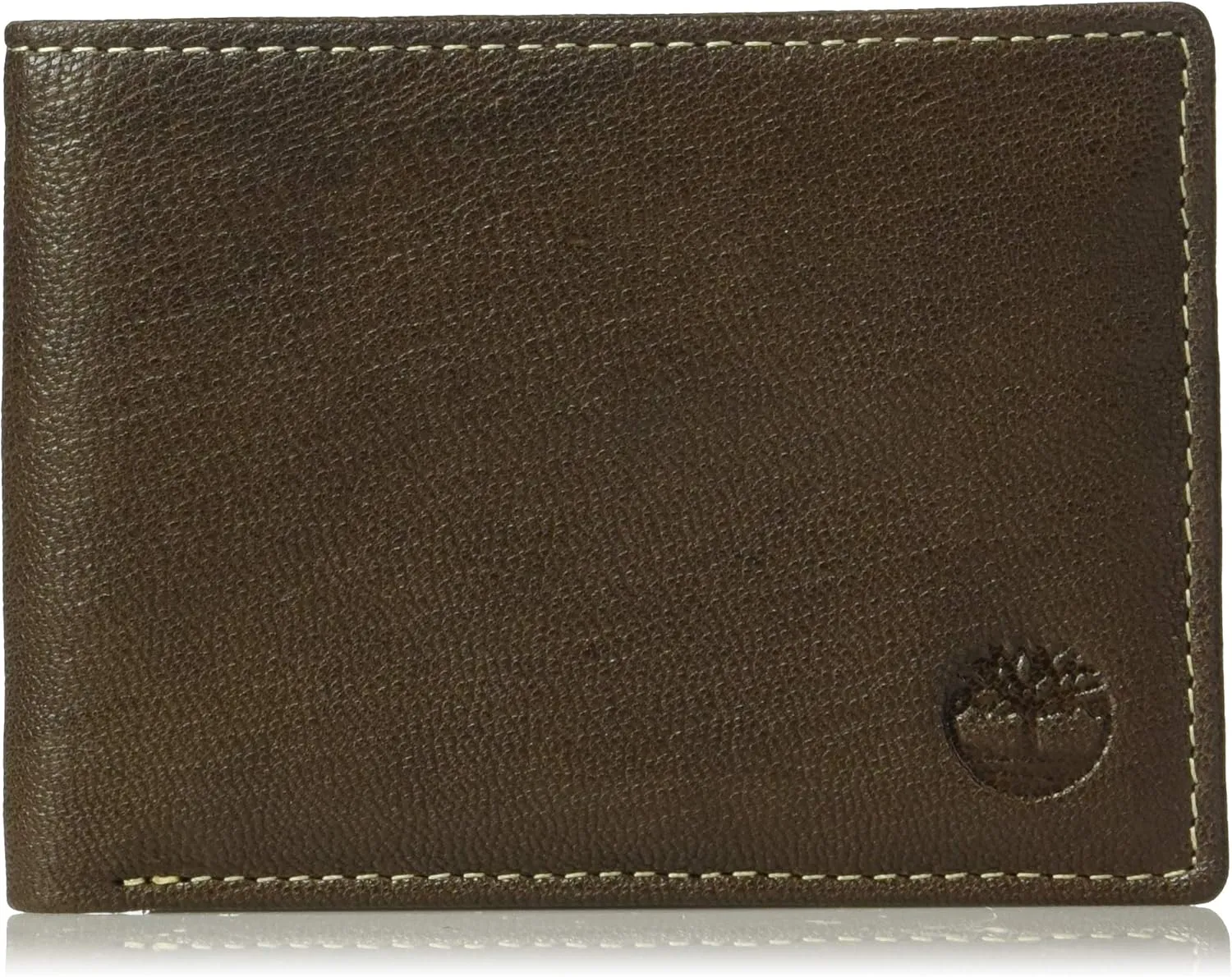 Timberland Men's Leather Passcase Security RFID Wallet, Dark Brown, One Size