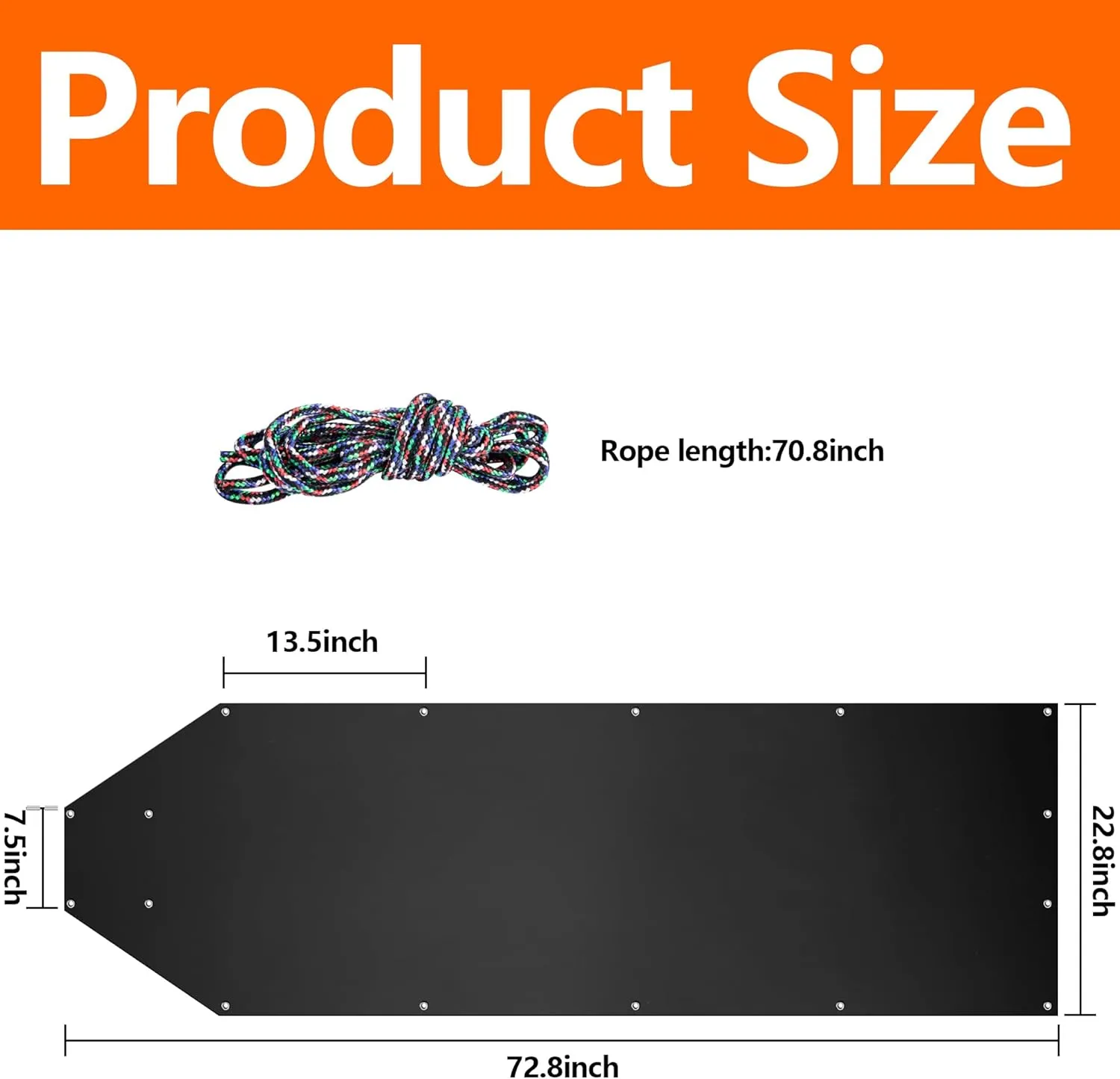 Tlswshsy Deer Drag Sleds-Multi-Purpose Utility Sled for Hauling Ice Fishing Supplies, Fire Wood, Duck Hunting, Fishing Gear and Accessories (1)