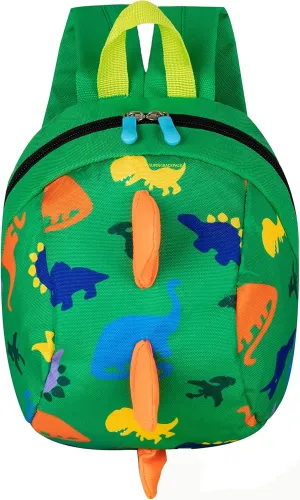 Toddler kids Dinosaur Backpack Book Bags with Safety Leash for Boys Girls